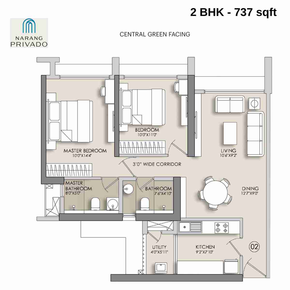 2-BHK-Regal-737-sqft