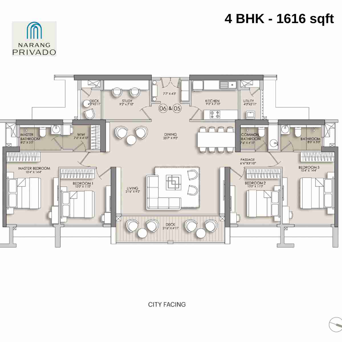 4-BHK-Elite-1616-sqft